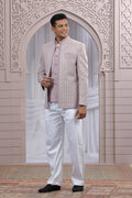 Grace in Every Thread: Onion-Coloured Charm Jacket PR