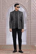 Indian Festive Imported Plain Fabric Jacket – Elegant Wine (Copy) PR