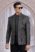 Indian Festive Imported Plain Fabric Jacket – Elegant Wine (Copy) PR