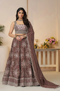 Spring Blossom: Mauve Sequin Lehenga for the Dreamy Bridesmaid KSR