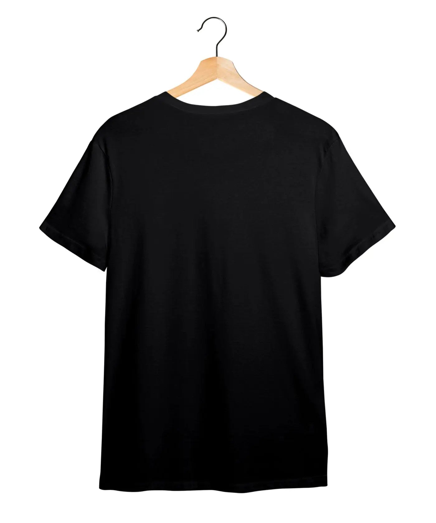 Temple Elephant Art Printed T-Shirt – Premium Round Neck - Black & Pigeon Blue - 100% Cotton Offbeat