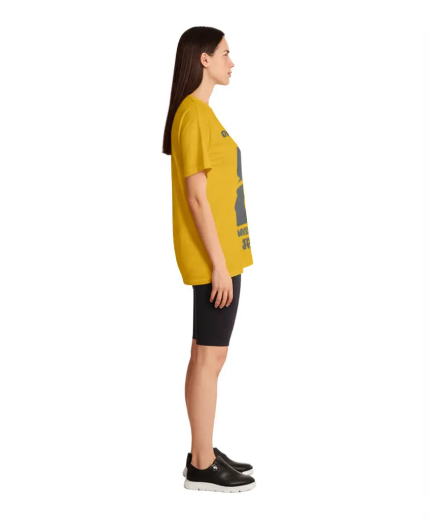 Wisdom Over Complaint - Premium Cotton Motivational T-Shirt – Unisex Comfort Fit - Yellow, Navy Blue Offbeat