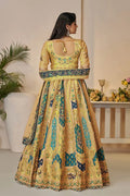 Yellow Banarasi Silk Lehenga Choli with Net Dupatta – Hand Embroidery, Sequins & Thread Work KSR