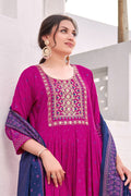 Traditional Pink Anarkali Dress for Parties & Weddings RTI