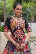 Navratri Special Multicolour Embroidered Lehenga Set – Boho Fusion Festive Wear RTI