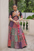 Navratri Special Multicolour Embroidered Lehenga Set – Boho Fusion Festive Wear RTI