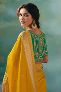 Charming Mustard Silk Embroidered Saree for Special Occasions RTI
