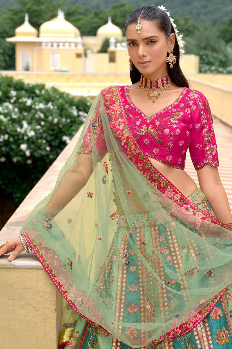 Elegant Multi Color Lehenga for Bridesmaids and Festive Occasions RTI