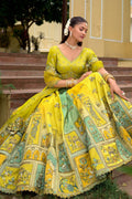 Yellow Embroidered Lehenga Set – Wedding & Festive Wear RTI