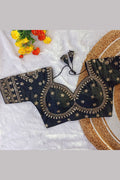 Women’s Heavy Embroidered Designer Saree Blouse – Padded - Bridal & Partywear RB