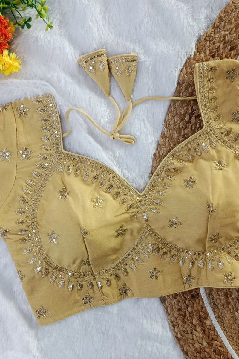 Women’s Heavy Embroidered Designer Saree Blouse – Padded - Bridal & Partywear RB