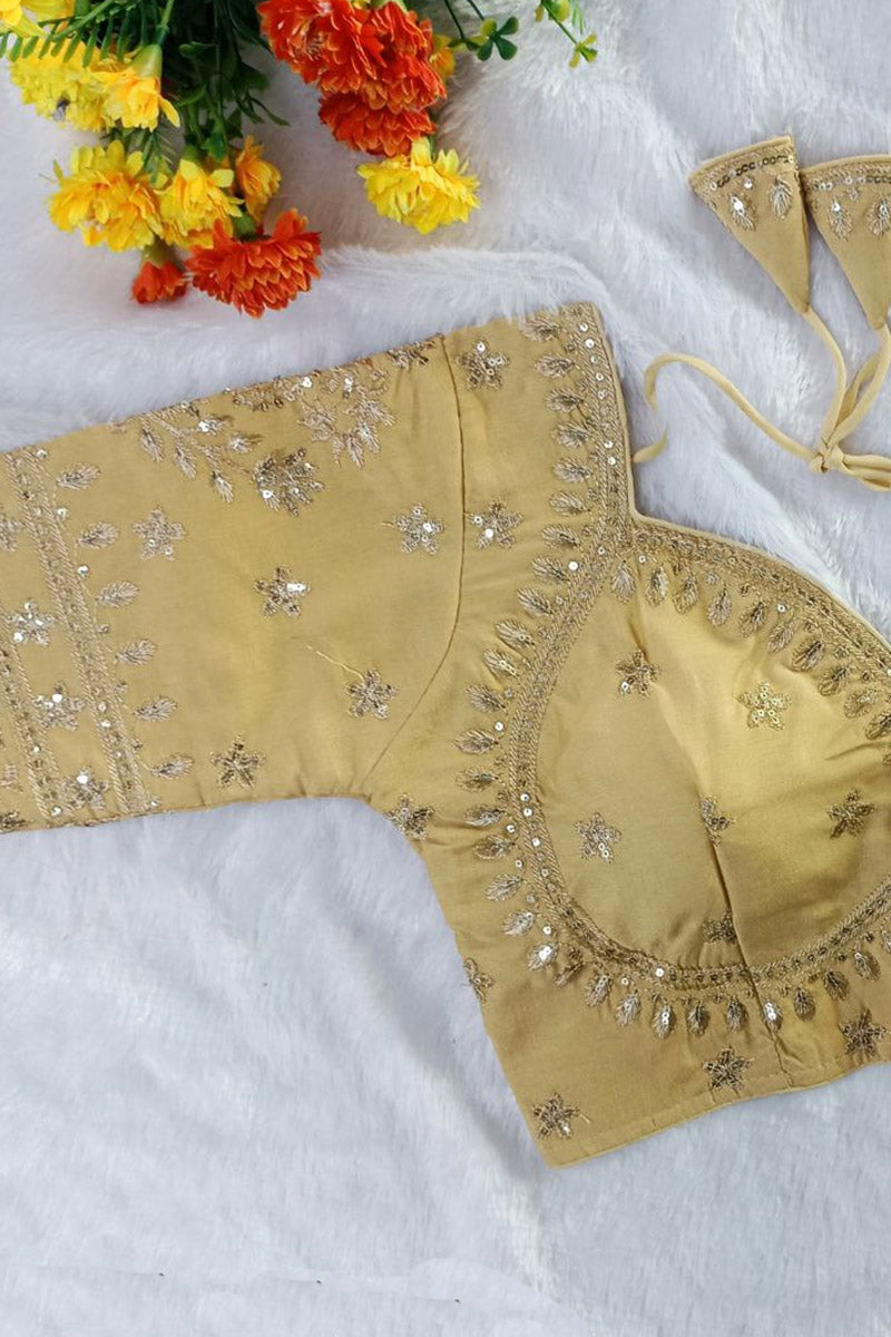 Women’s Heavy Embroidered Designer Saree Blouse – Padded - Bridal & Partywear RB