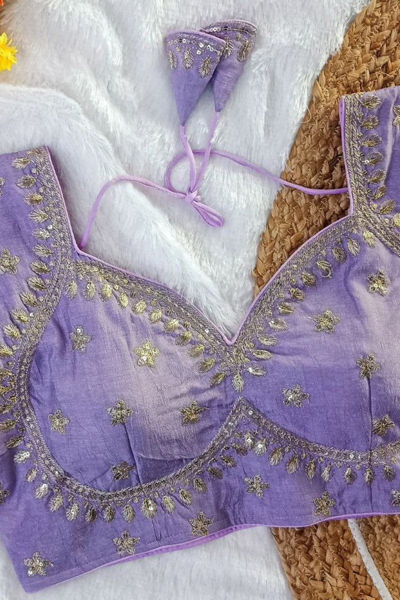 Women’s Heavy Embroidered Designer Saree Blouse – Padded - Bridal & Partywear RB