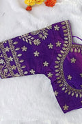 Women’s Heavy Embroidered Designer Saree Blouse – Padded - Bridal & Partywear RB