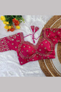 Women’s Heavy Embroidered Designer Saree Blouse – Padded - Bridal & Partywear RB