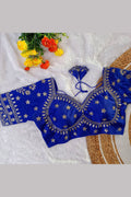 Women’s Heavy Embroidered Designer Saree Blouse – Padded - Bridal & Partywear RB