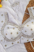 Women’s Heavy Embroidered Designer Saree Blouse – Padded - Bridal & Partywear RB