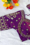 Women’s Heavy Embroidered Designer Saree Blouse – Padded - Bridal & Partywear RB