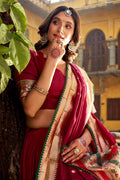 Dark Pink Chanderi Lehenga Choli – Elegant Indian Party & Wedding Wear RTI