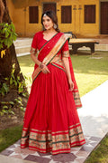 Red Designer Fancy Lehenga Choli – Perfect for Functions RTI
