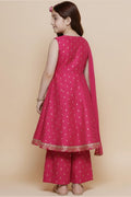 Elegant Pink Anarkali Dress for Girls – Traditional Party Wear RTI