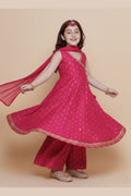 Elegant Pink Anarkali Dress for Girls – Traditional Party Wear RTI