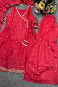 Elegant Pink Anarkali Dress for Girls – Traditional Party Wear RTI