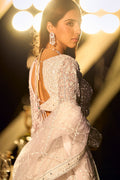 Elegant Silver Embellished Bridal Lehenga with Detailed Embroidery KF