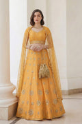 Mustard Mirror Work Lehenga Set – Bridal & Wedding Wear RTI