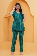 Blue Printed Kurti & Pant Co-Ord Set | Casual & Stylish Wear RTI
