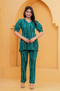Blue Printed Kurti & Pant Co-Ord Set | Casual & Stylish Wear RTI
