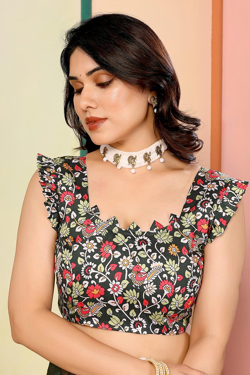 Premium Pista Green Silk Saree with Heritage Embroidery (Copy) LF
