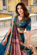 Teal Blue Embroidered Lehenga Choli – Party & Wedding Wear RTI
