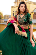Designer Green Lehenga Set | Festive & Wedding Outfit RTI