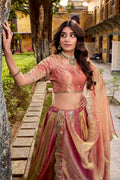 Blush Pink & Gold Lehenga – Soft Glam, Loud Elegance RTI