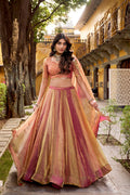 Blush Pink & Gold Lehenga – Soft Glam, Loud Elegance RTI