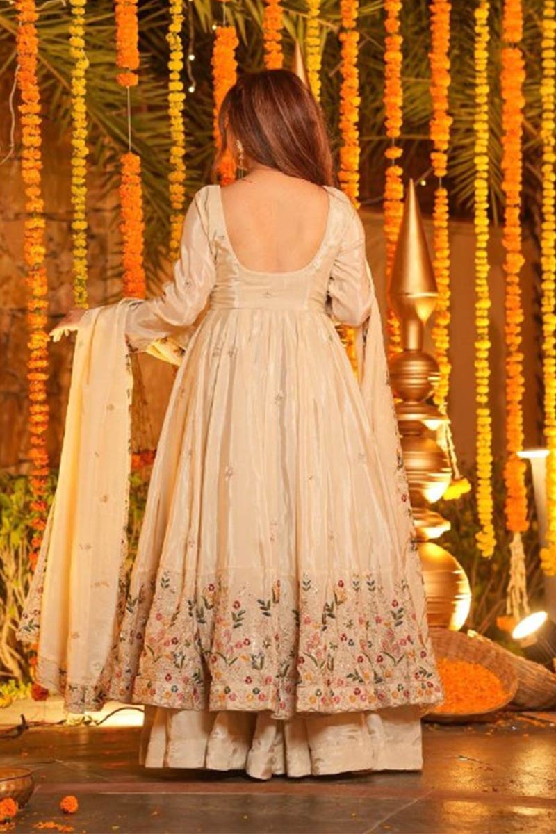 Majenta Organza Salwar Suit – Festive Wear Outfit | Top & Bottom (Copy) SOU