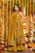 Premium quality Yellow Sequins Embroidered ethnic wear for women SOU