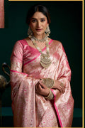 Orange Designer Saree UK | Floral Embroidered Border & Elegant Festive Saree (Copy) RTI