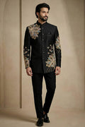 Royal Black Jodhpuri Suit for Men | Premium Readymade Ethnic Wear RTI