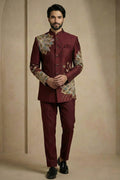 Dark Maroon Jodhpuri Suit for Men | Premium Readymade Ethnic Wear RTI