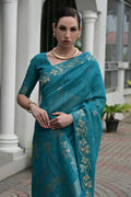 Classic Festive wear Saree UK | Traditional Floral Woven Saree RTI