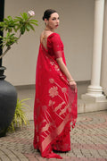 Classic Festive wear Saree UK | Traditional Floral Woven Saree RTI