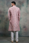 Elite Pink Designer Indo-Western Sherwani Set RTI
