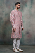 Elite Pink Designer Indo-Western Sherwani Set RTI