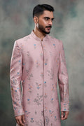 Elite Pink Designer Indo-Western Sherwani Set RTI