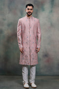 Elite Pink Designer Indo-Western Sherwani Set RTI