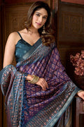 Classic Festive Edit – Purple & Teal Saree | Festive wear RTI