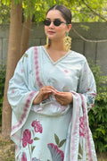 Sky Blue Churidar Set UK | Eid & Wedding Guest Outfit RTI