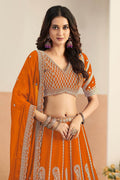 Premium Designer Lehenga UK | Heavy Embroidered Border RTI